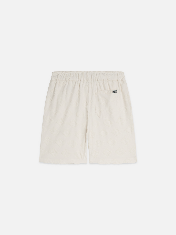 Fave Jacquard terry relaxed-fit bermuda