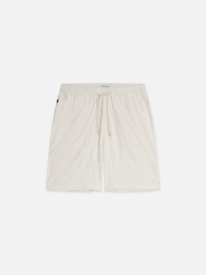 Fave Jacquard terry relaxed-fit bermuda