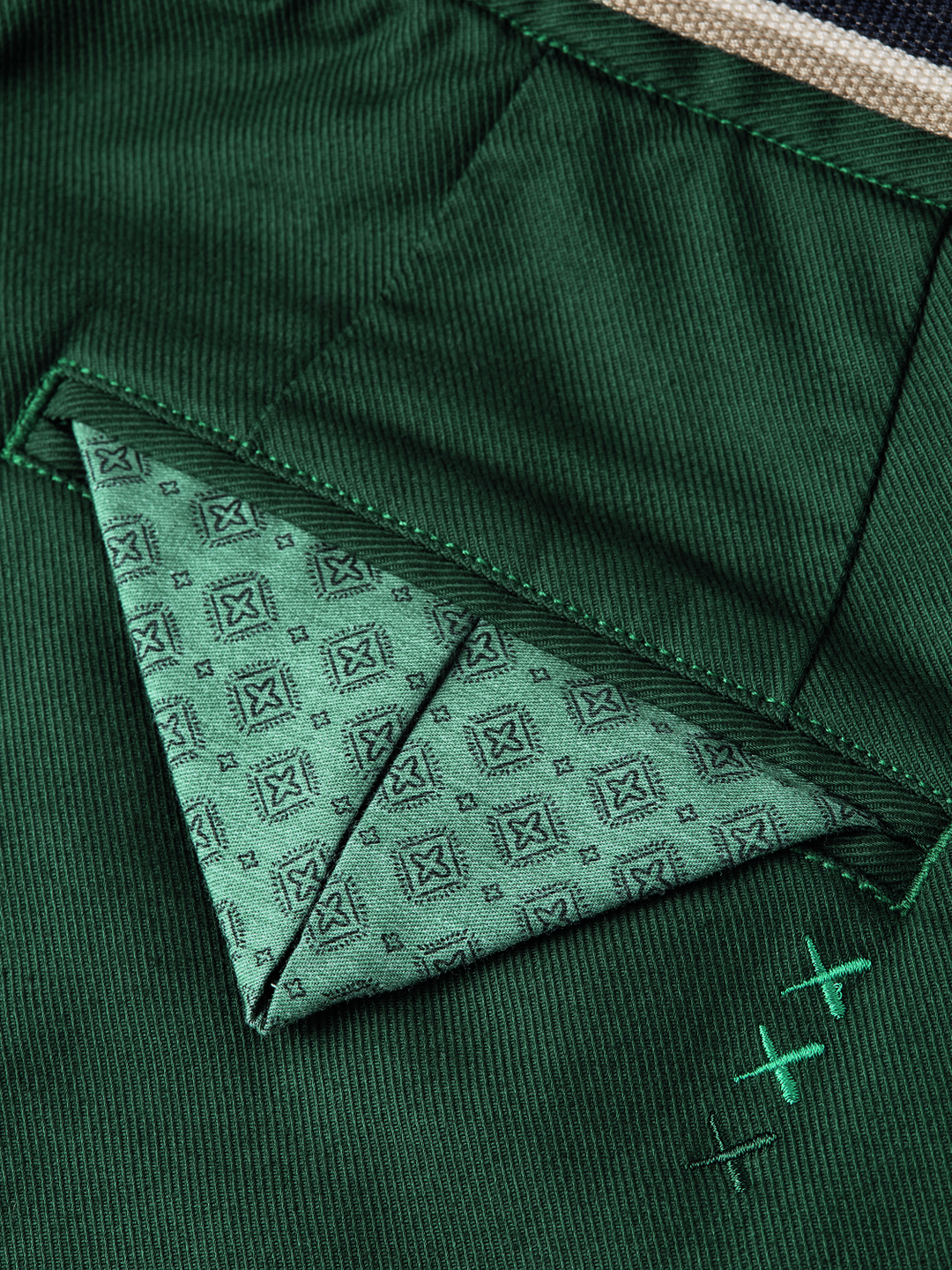 Warren cotton-blend twill belted chino