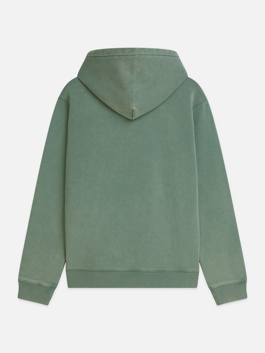 Front artwork regular-fit washed hoodie