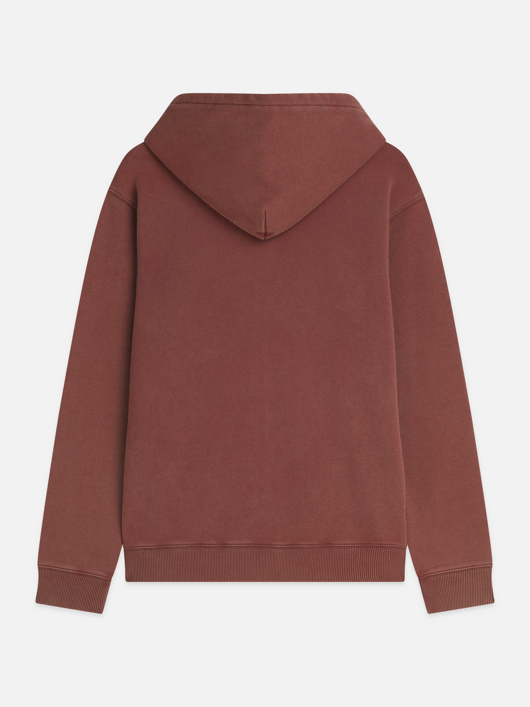 Front artwork regular-fit washed hoodie