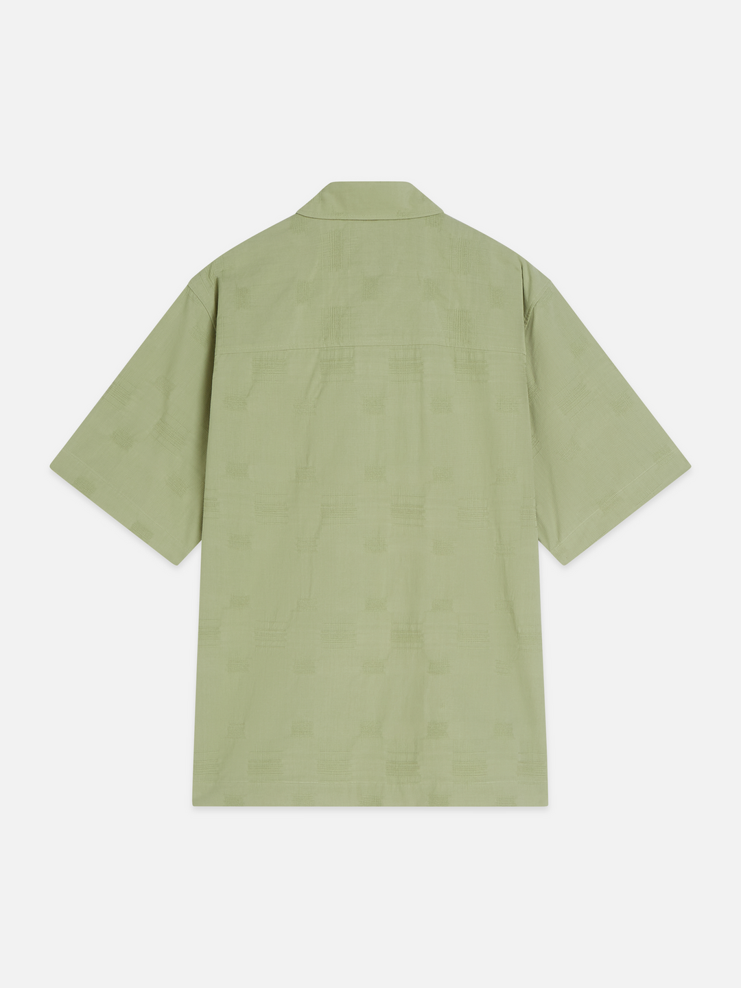 Jacquard relaxed-fit short-sleeved shirt