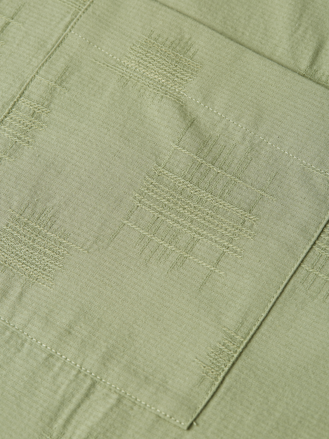 Jacquard relaxed-fit short-sleeved shirt