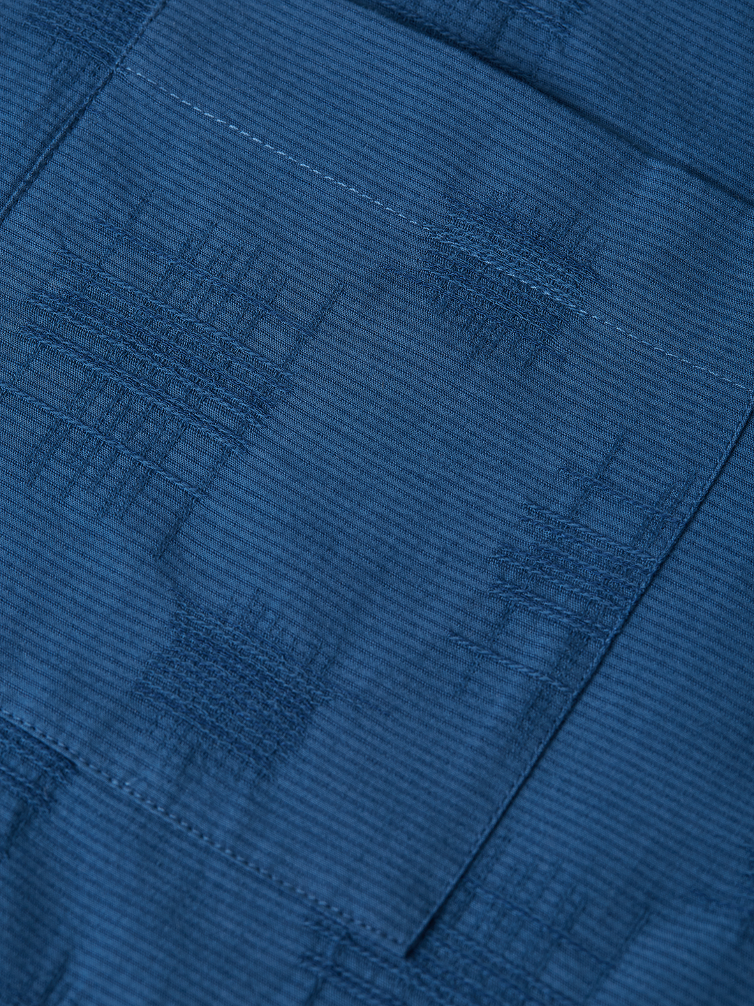 Jacquard relaxed-fit short-sleeved shirt