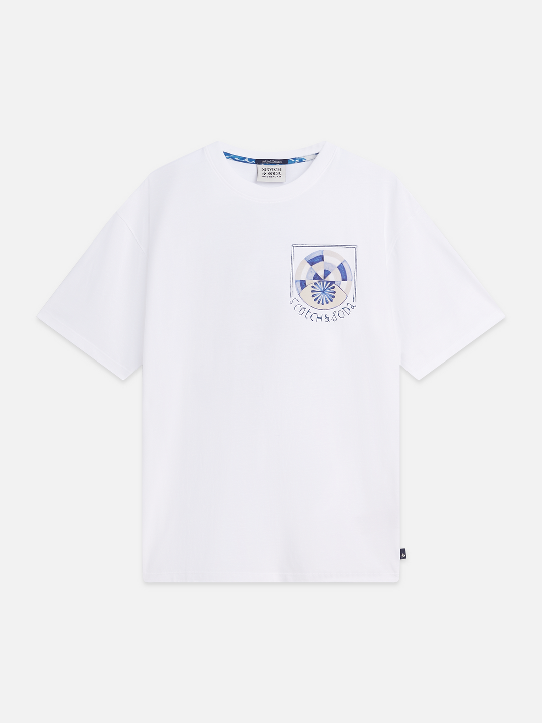 Front and back artwork  relaxed-fit T-shirt