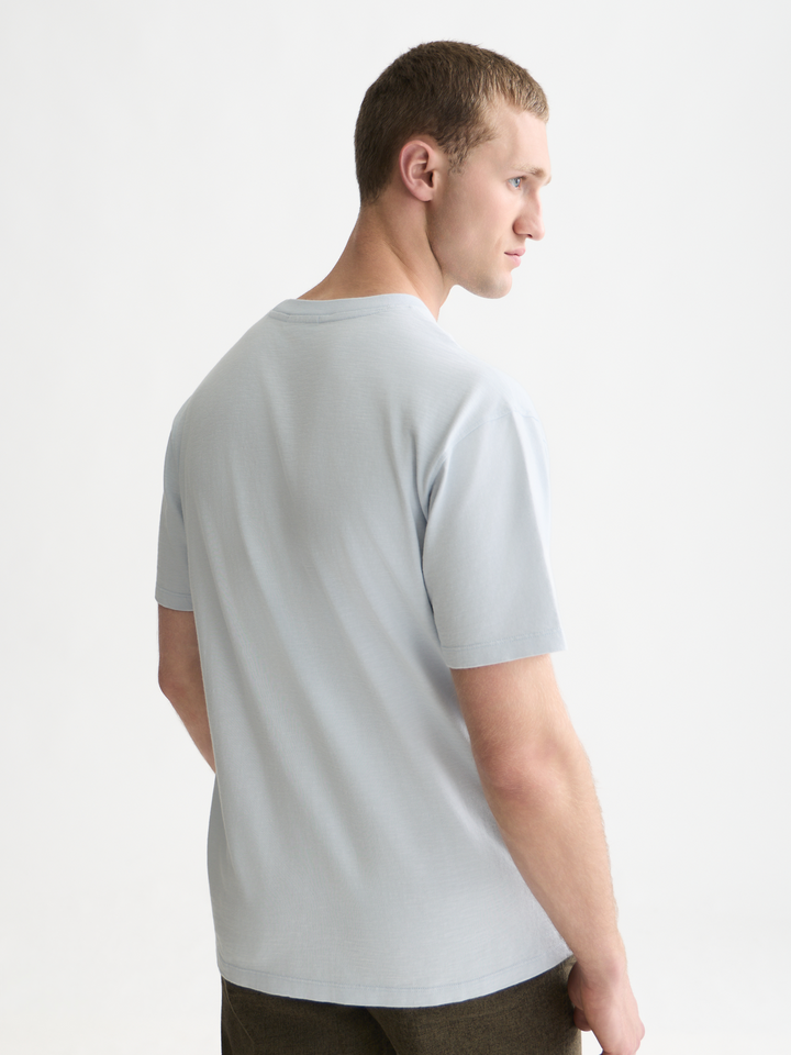 Embroidered front artwork relaxed-fit T-shirt