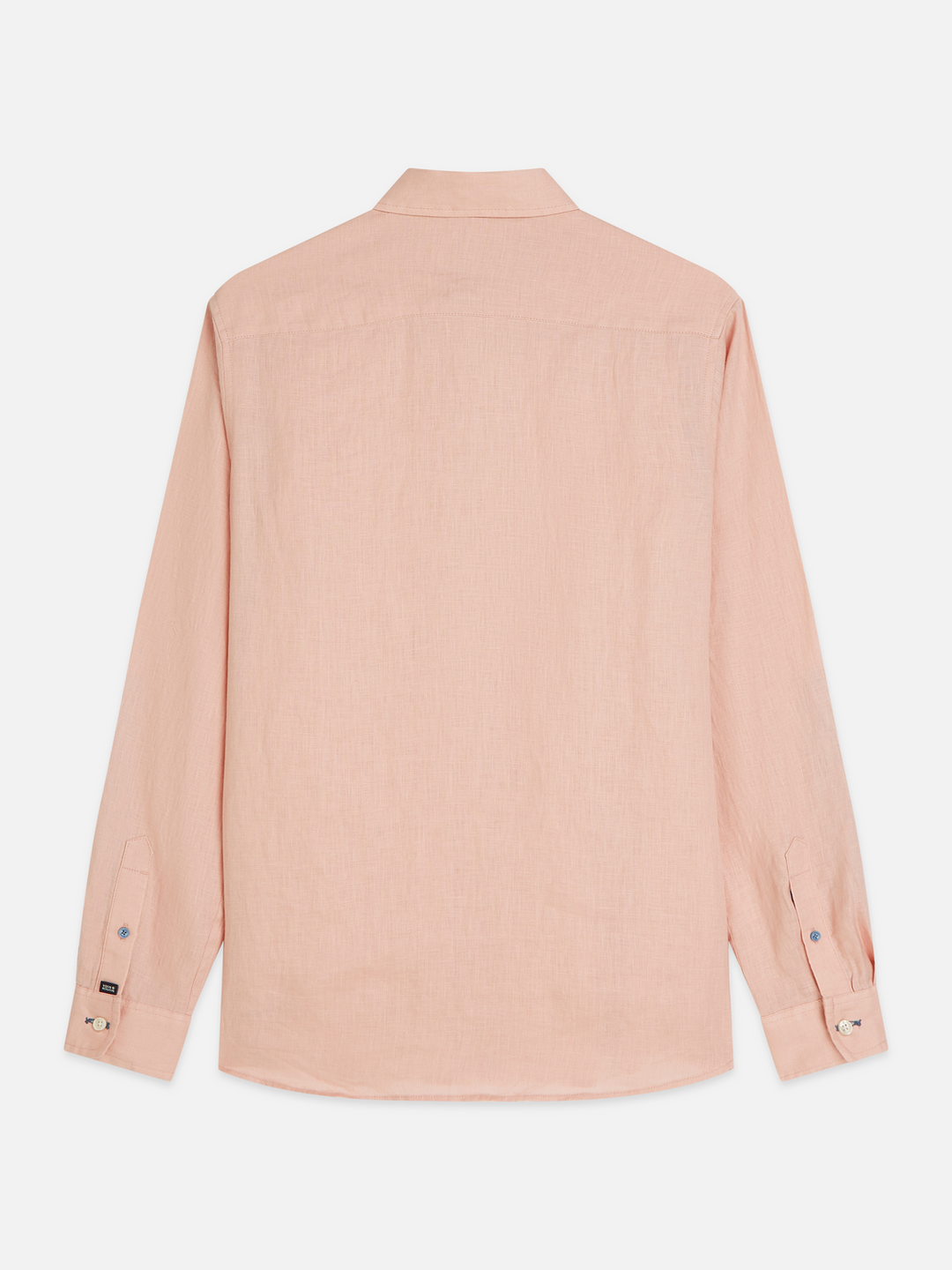 Solid linen regular-fit shirt