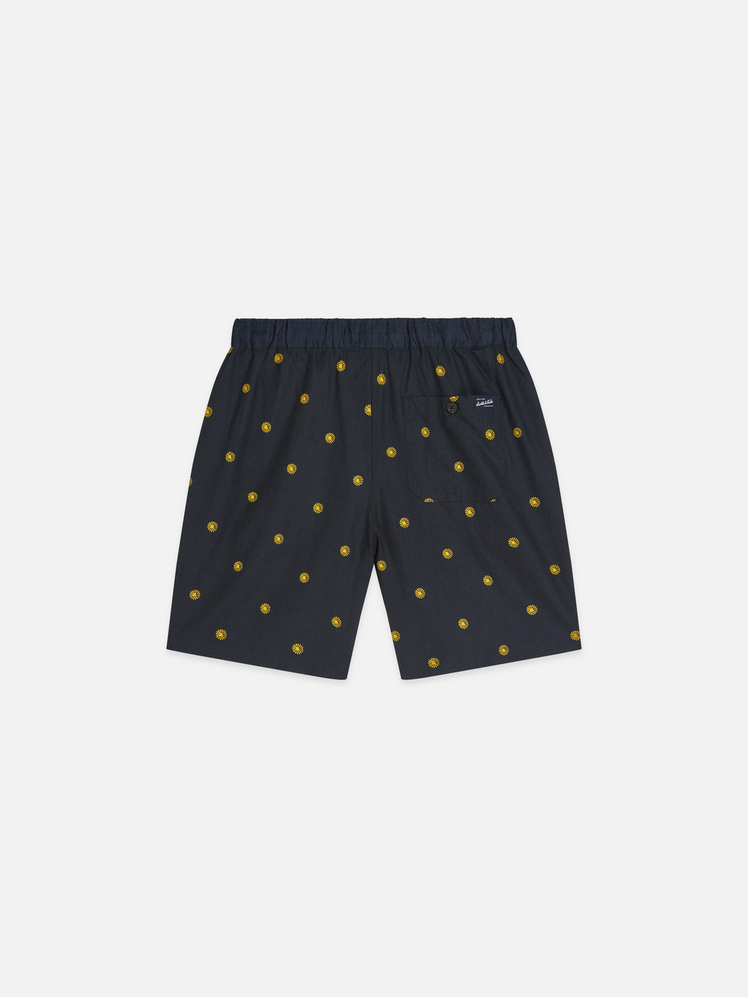 Fave printed linen-blend shorts