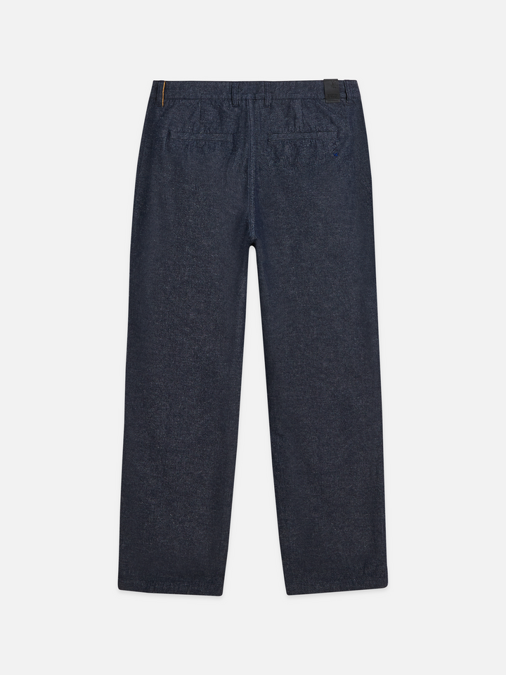 Harper cotton-linen tapered fit chino