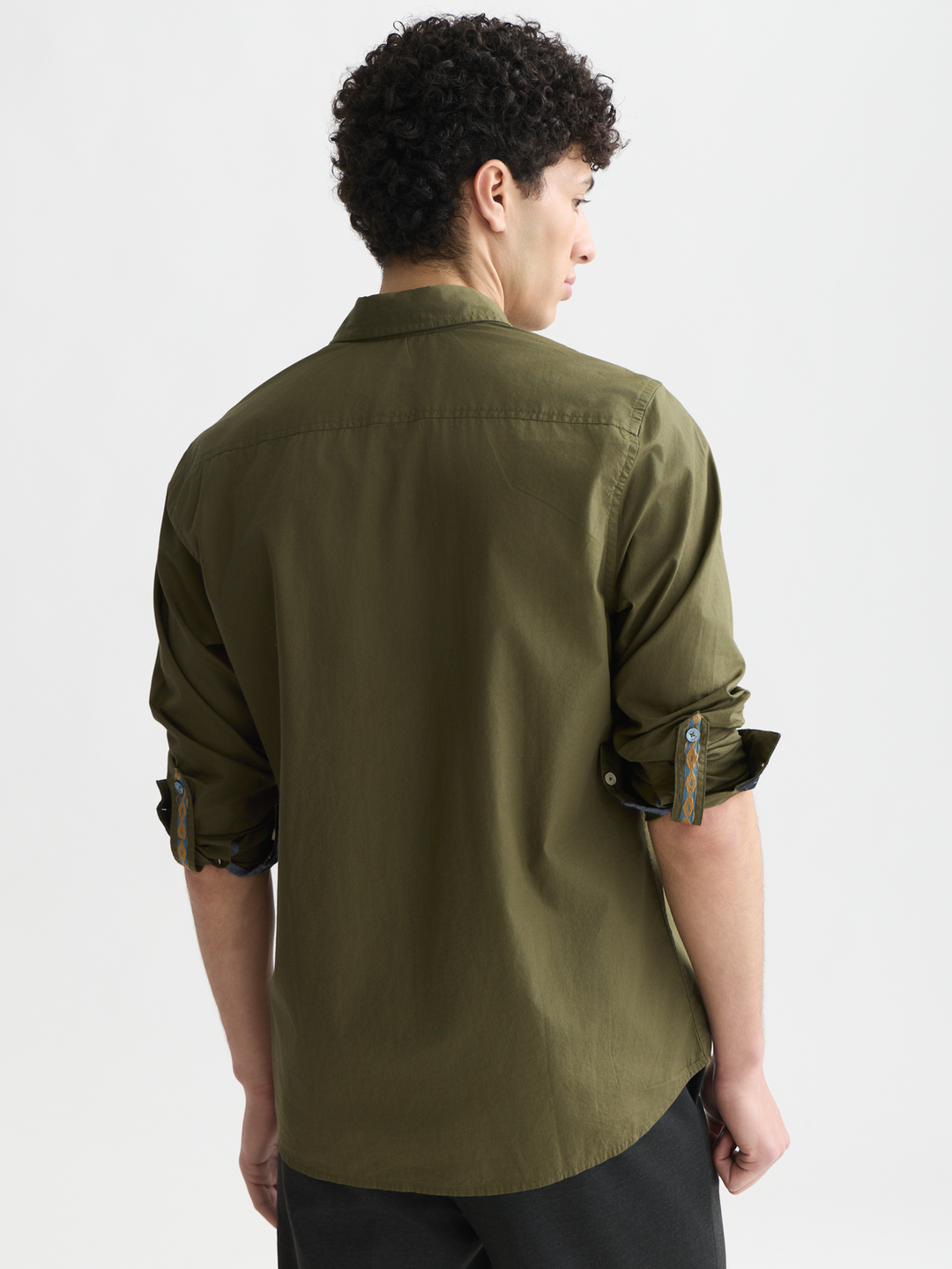Cotton poplin regular-fit shirt