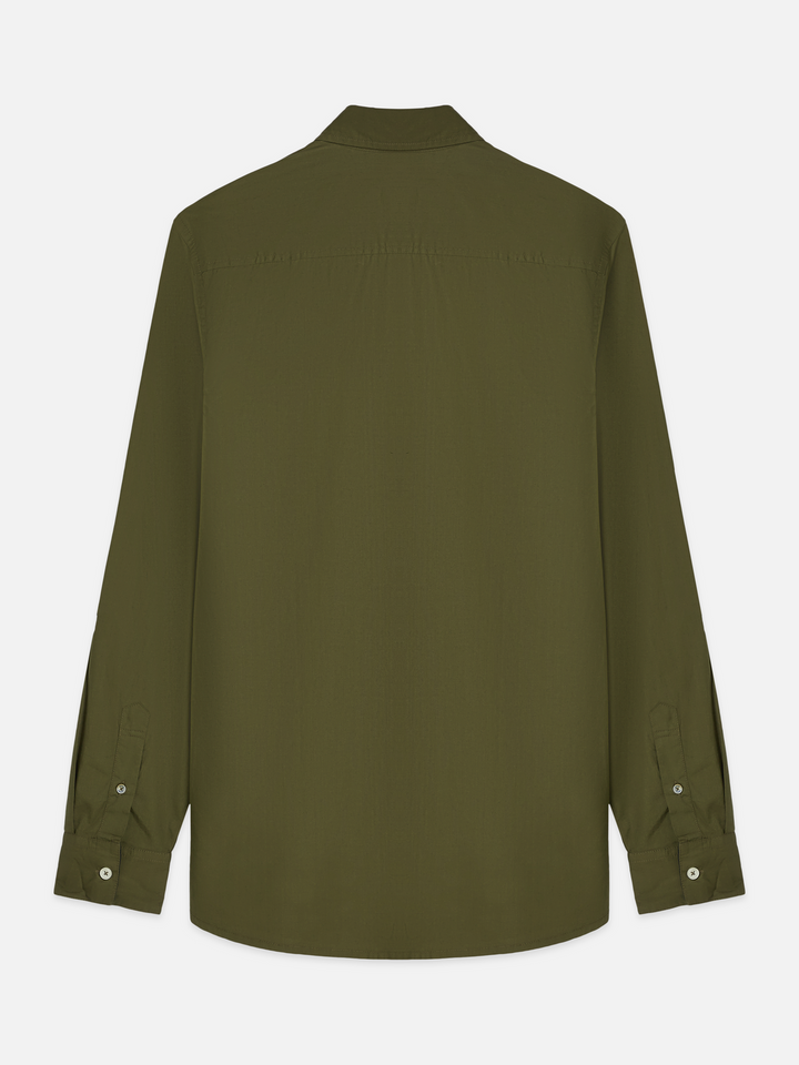 Cotton poplin regular-fit shirt