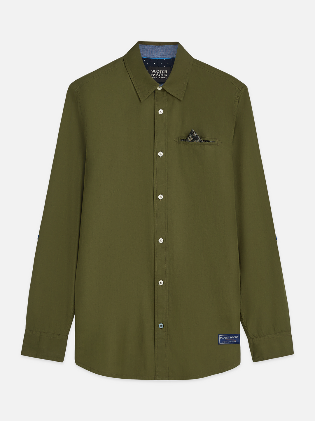 Cotton poplin regular-fit shirt