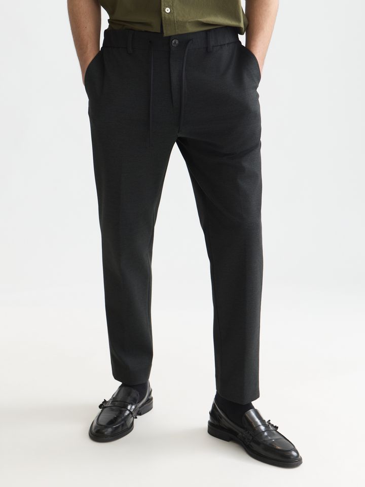 Finch tailored yarn-dyed technical jersey jogger