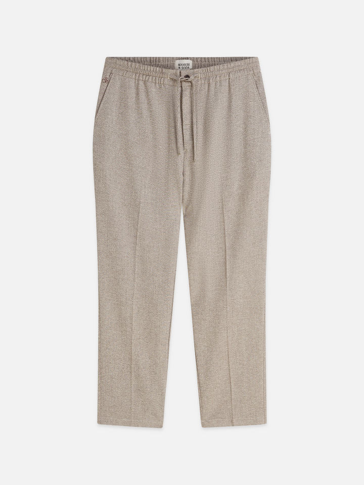 Finch tailored structured yarn-dyed weave jogger