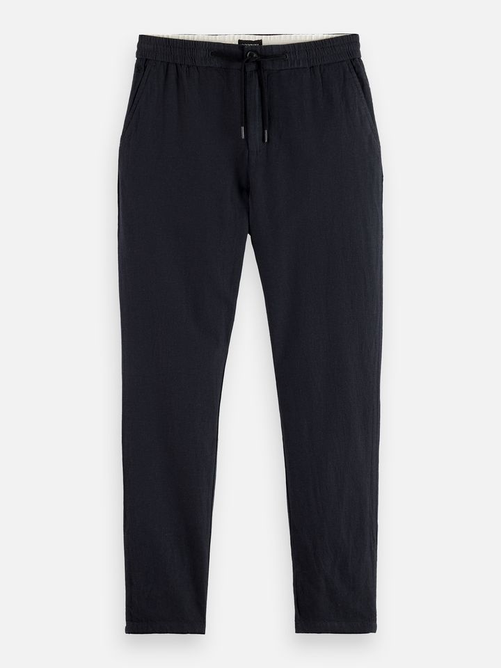 NOS Warren cotton-linen twill jogger