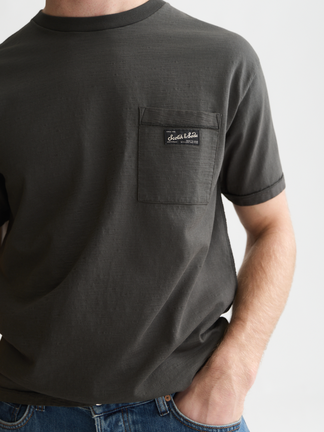 Garment-dye relaxed-fit T-shirt