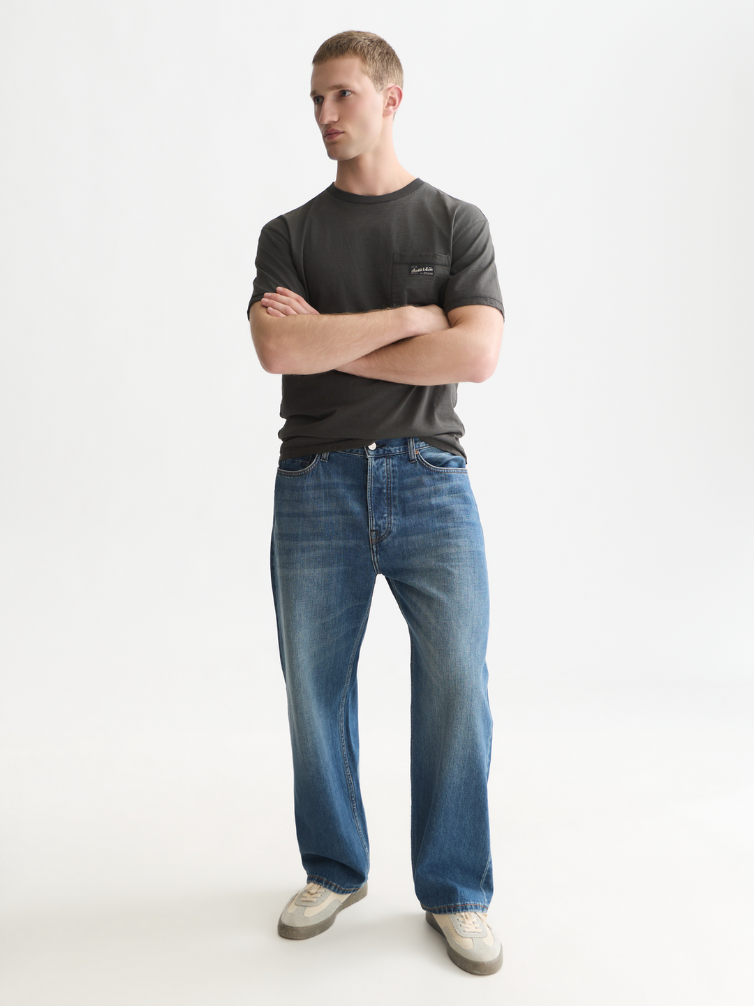Garment-dye relaxed-fit T-shirt