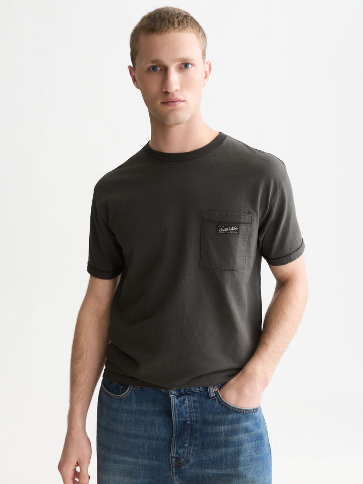 Garment-dye relaxed-fit T-shirt