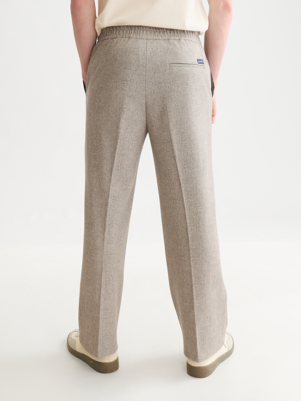 Tailored melangejersey relaxed
