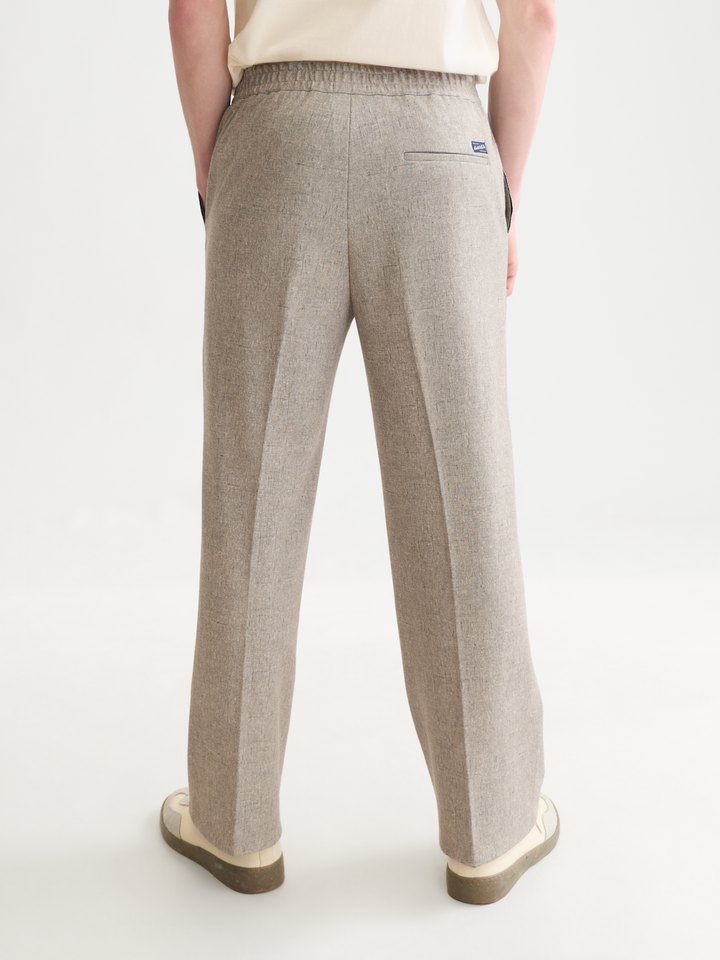 Tailored melangejersey relaxed