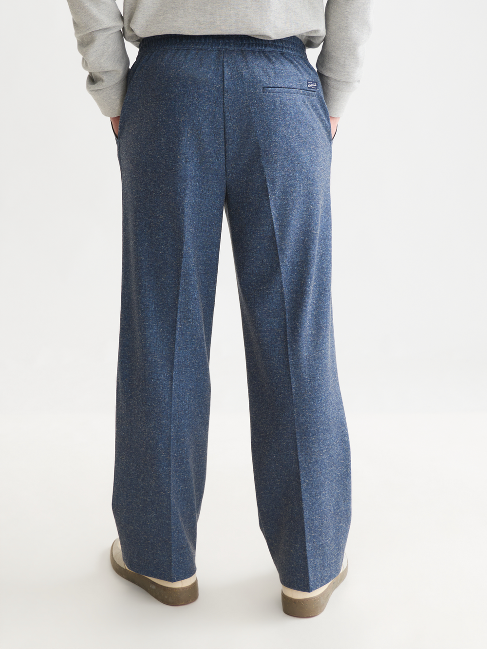 Tailored melangejersey relaxed