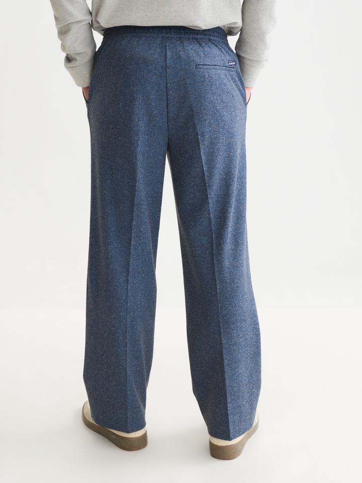 Tailored melangejersey relaxed