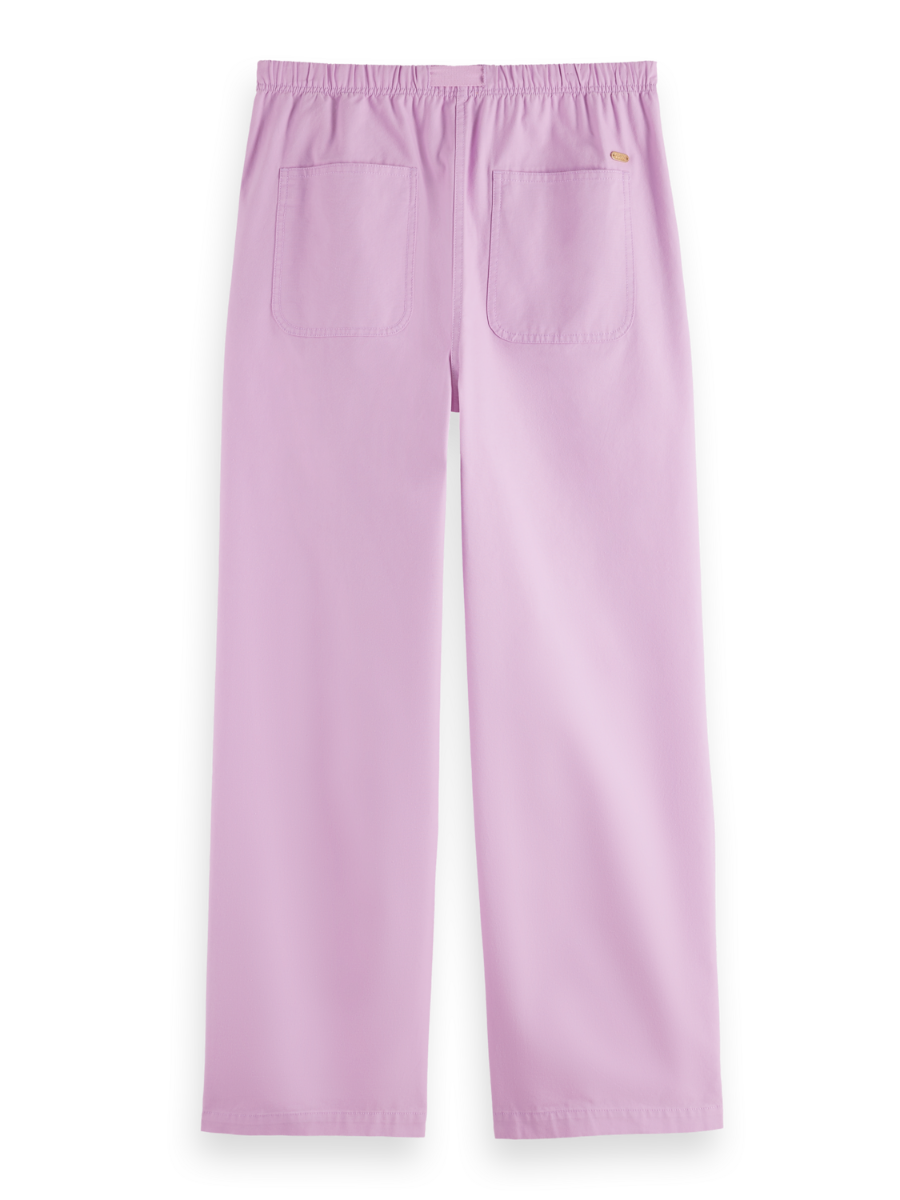 Ezra high-rise wide-leg belted pant