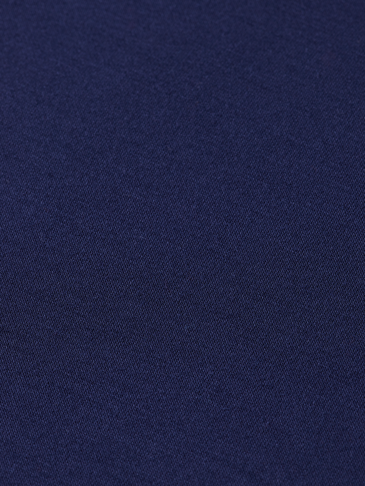 Pointelle collared knitted tee