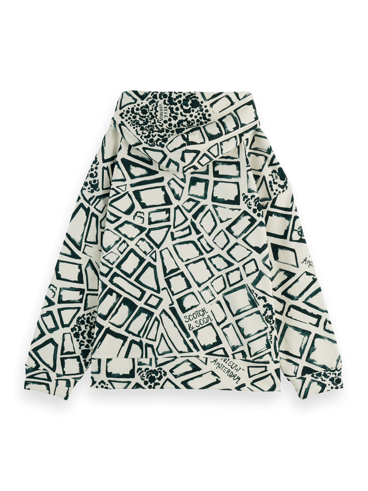 All over printed hoodie
