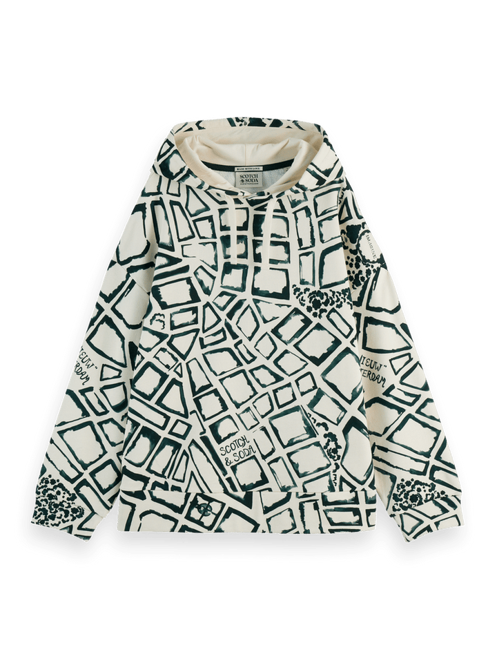 All over printed hoodie