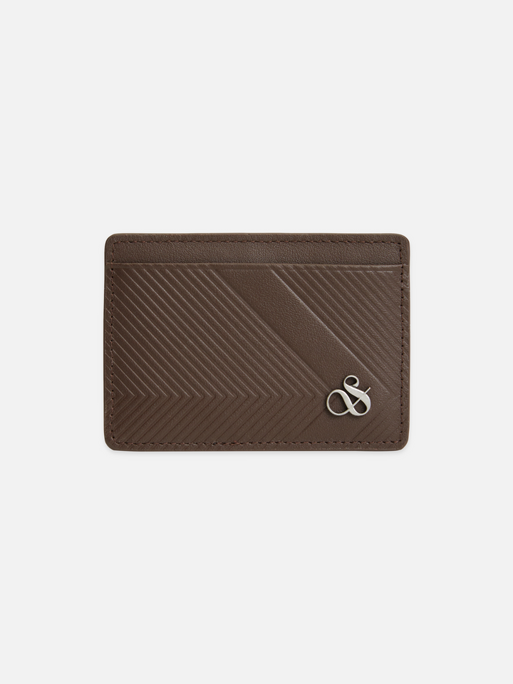 Textured Leather Slim Cardholder