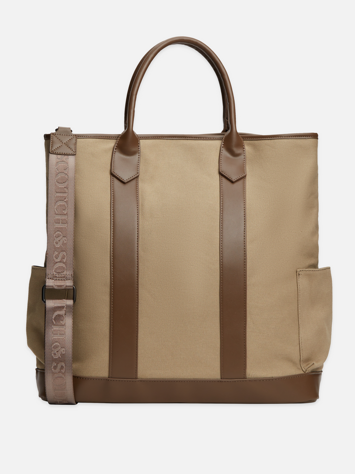 Canvas 3 Crosses Tote Bag