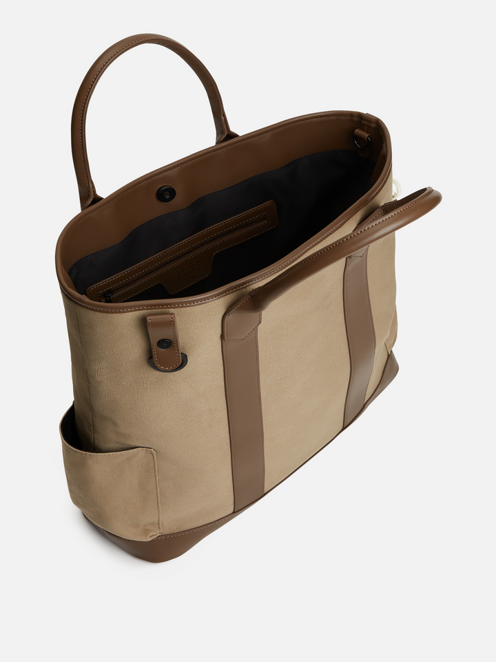 Canvas 3 Crosses Tote Bag