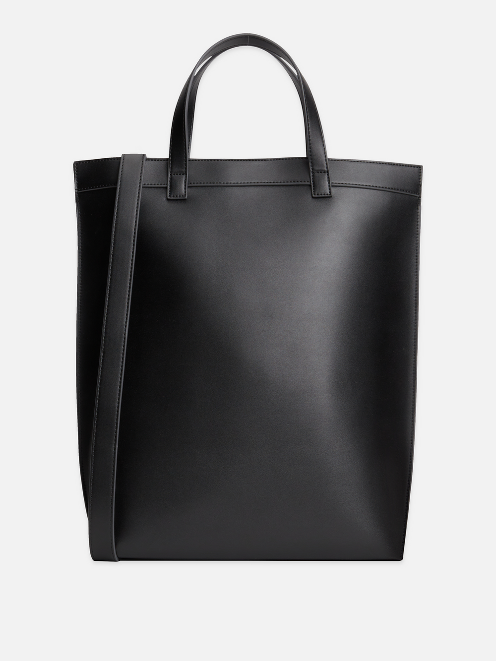 Faux Leather Embossed Tote Bag