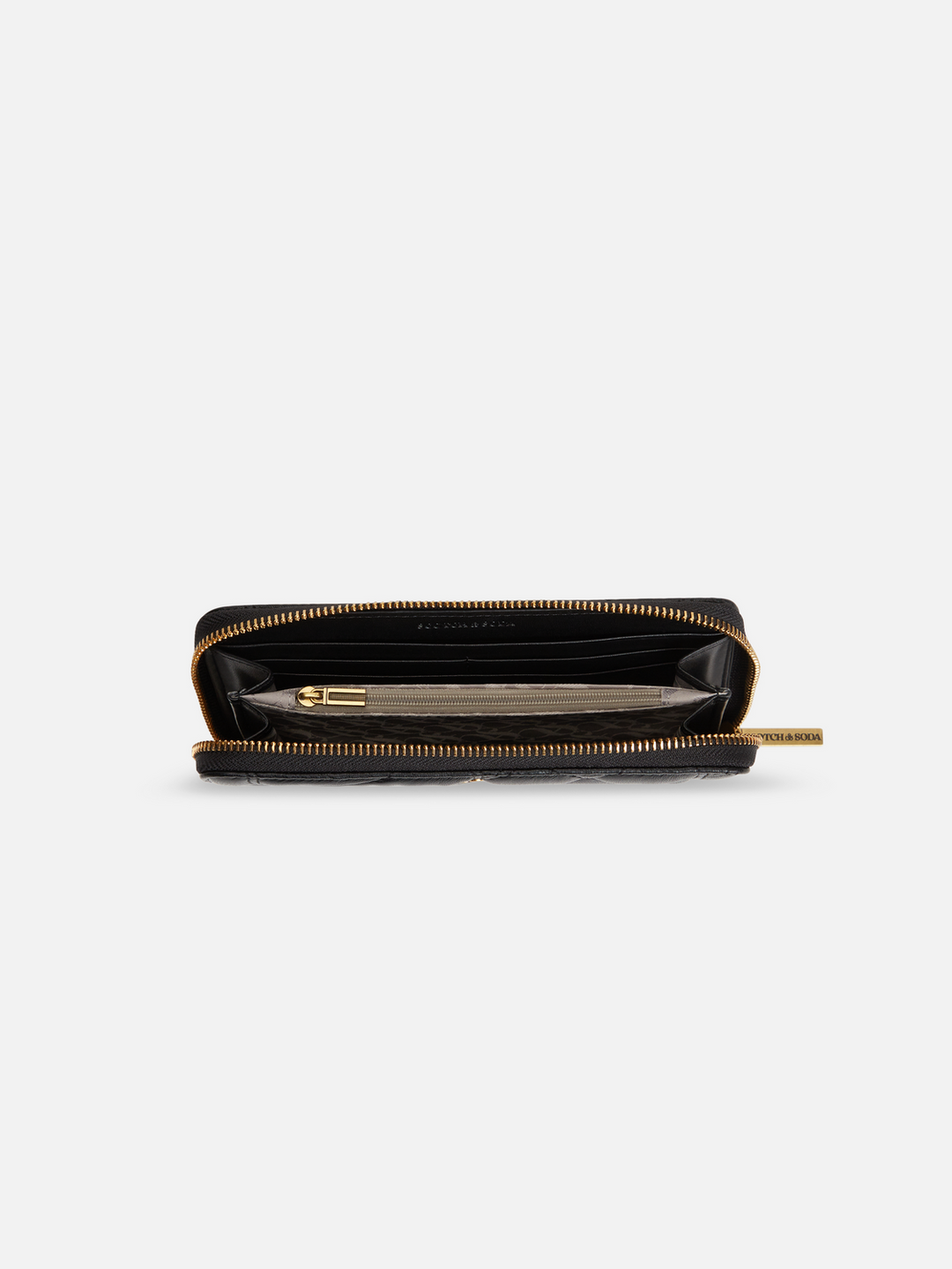 Faux Leather Zip Wallet