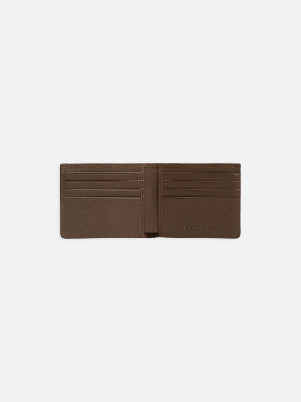 Textured Leather Bi-Fold Wallet