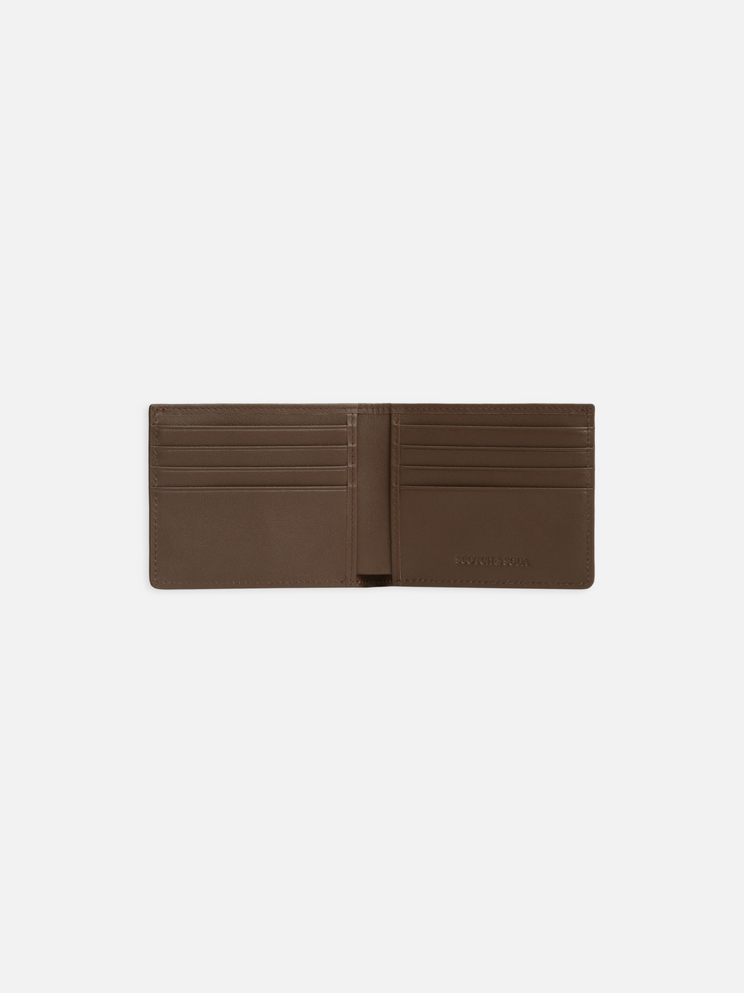 Textured Leather Bi-Fold Wallet