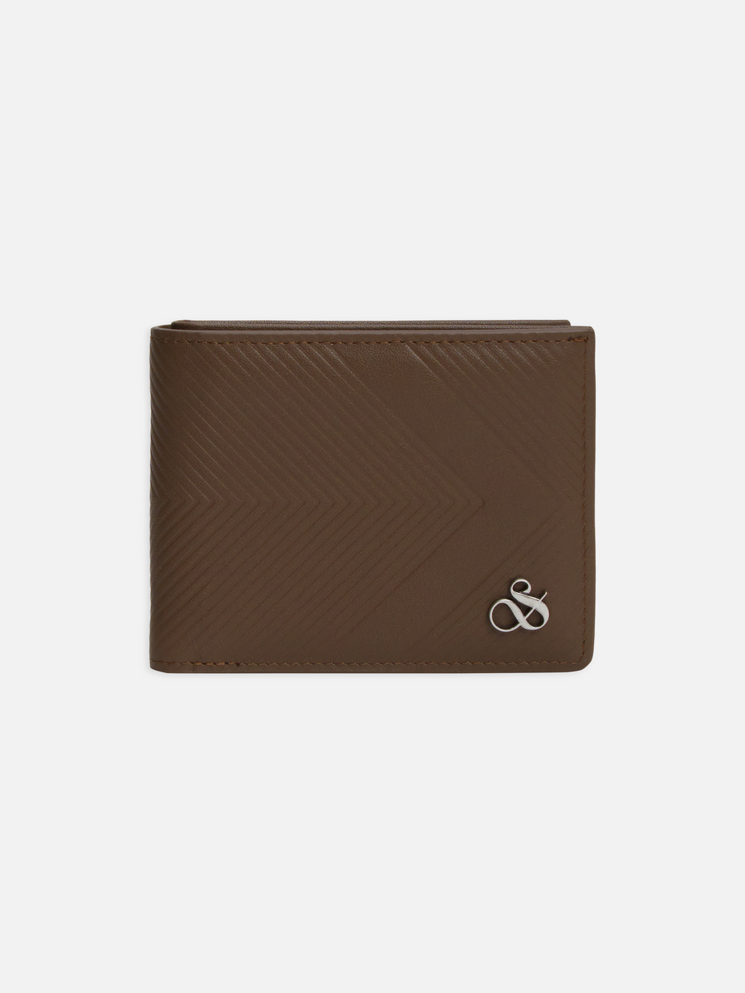 Textured Leather Bi-Fold Wallet