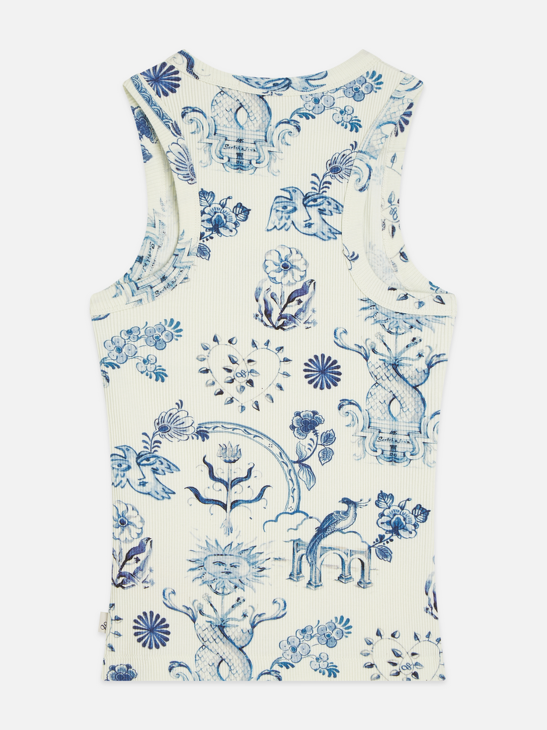 Printed rib racer tank