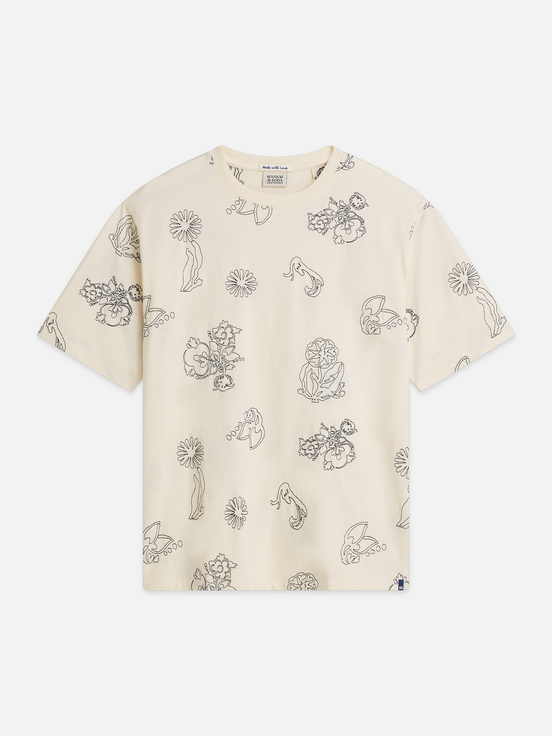 Embroidered loose-fit T-shirt