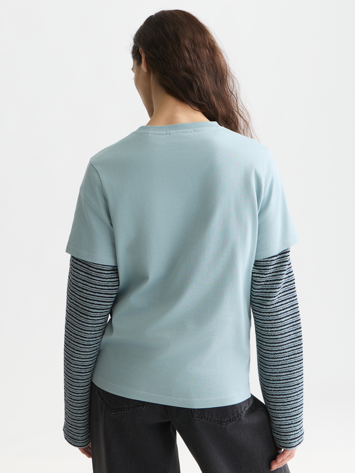 Embroidered logo regular-fit T-shirt