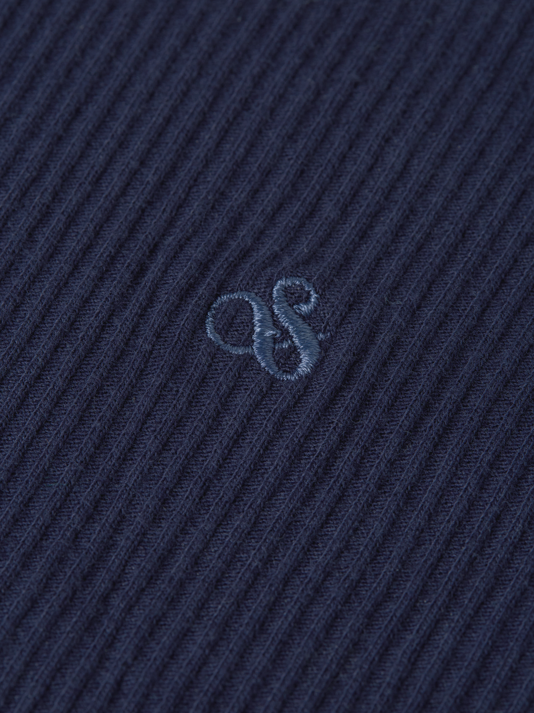 Rib regular-fit T-shirt