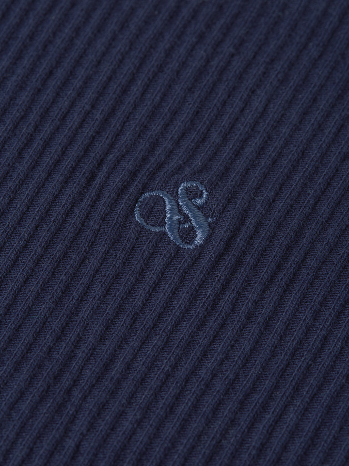 Rib regular-fit T-shirt