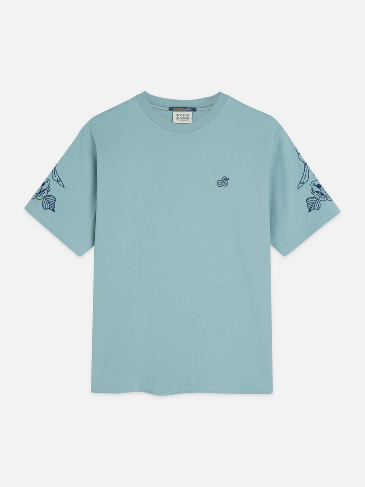 Embroidered loose-fit T-shirt