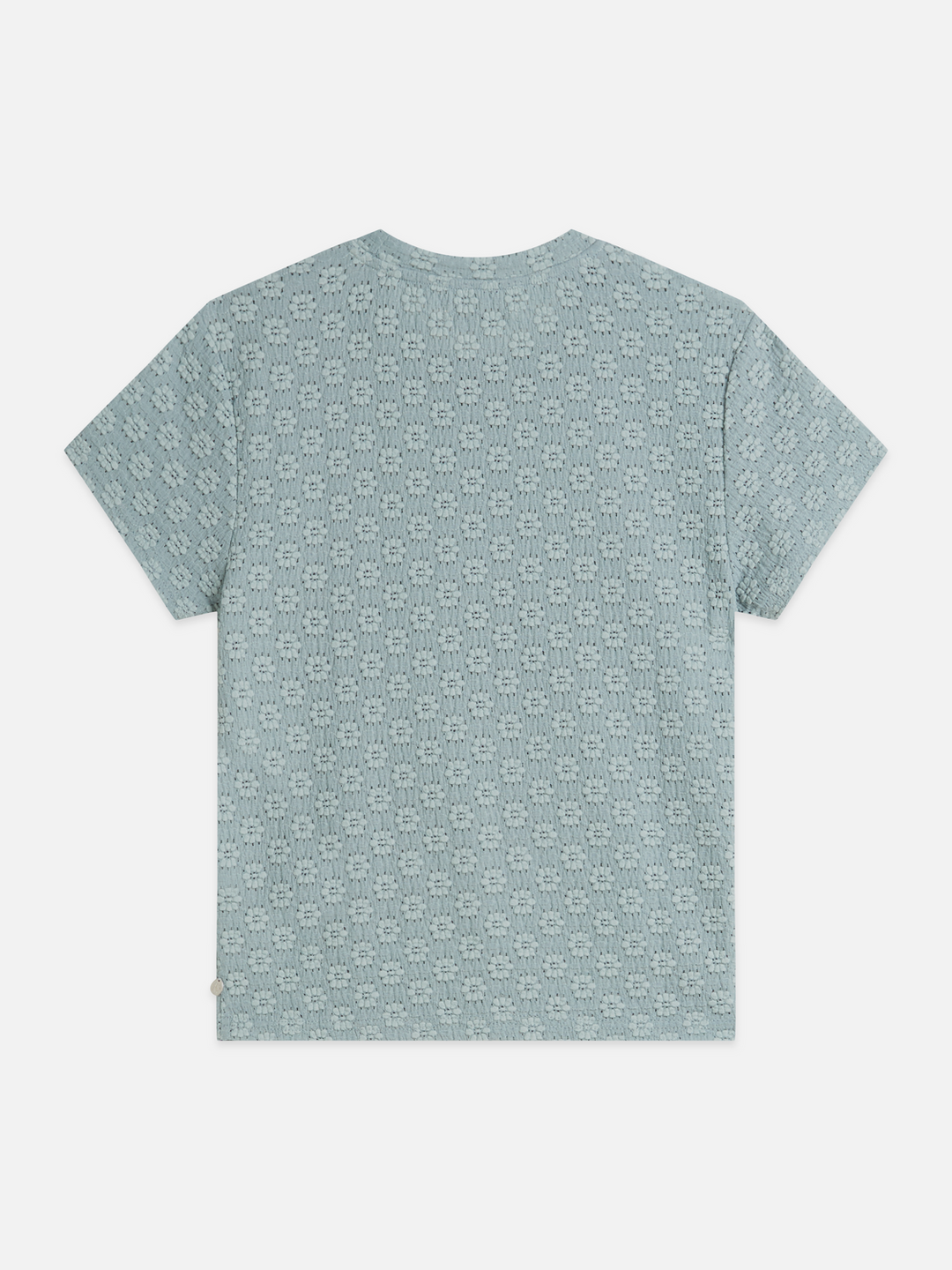 Open structure slim-fit T-shirt