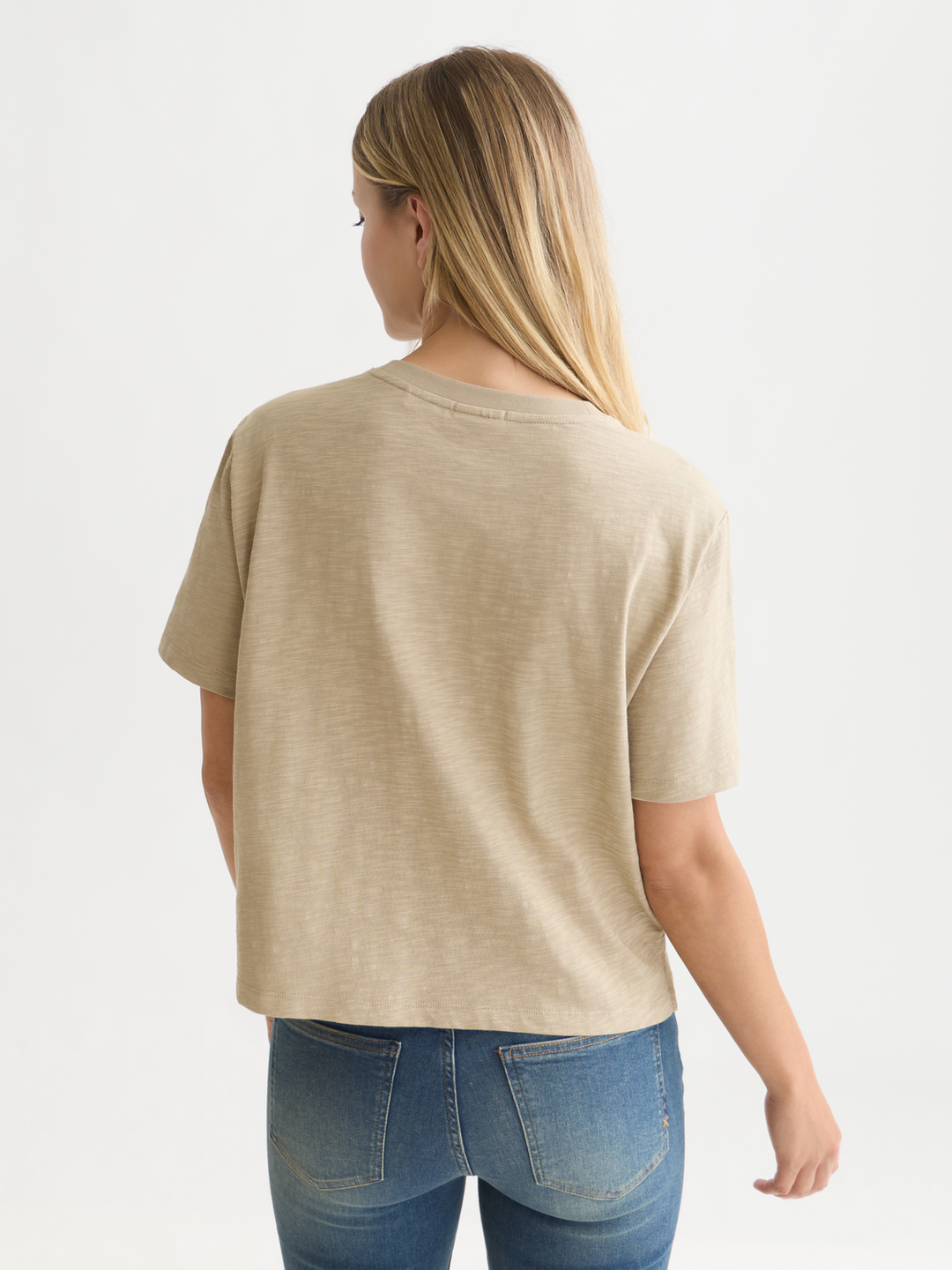 Key hole sleeves T-shirt