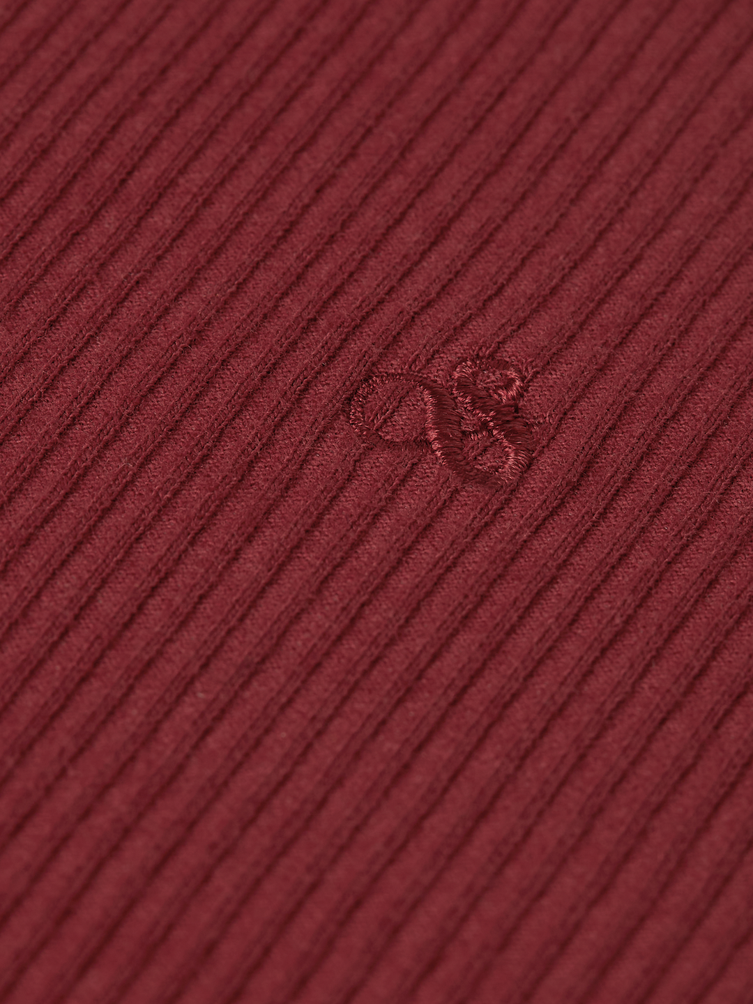 Rib regular-fit T-shirt