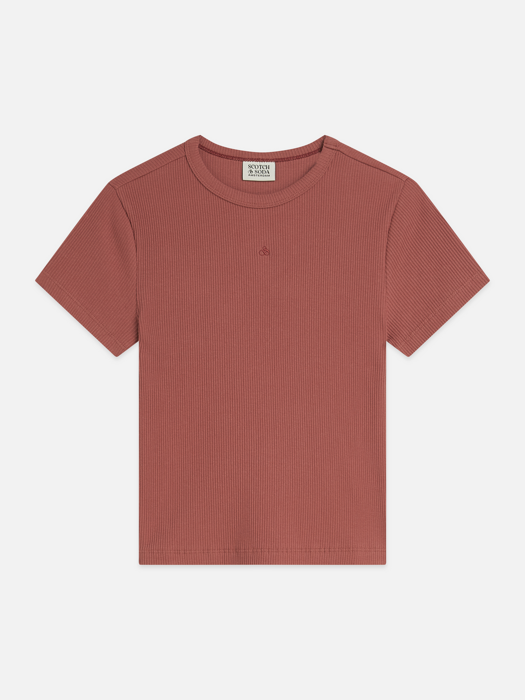 Rib regular-fit T-shirt