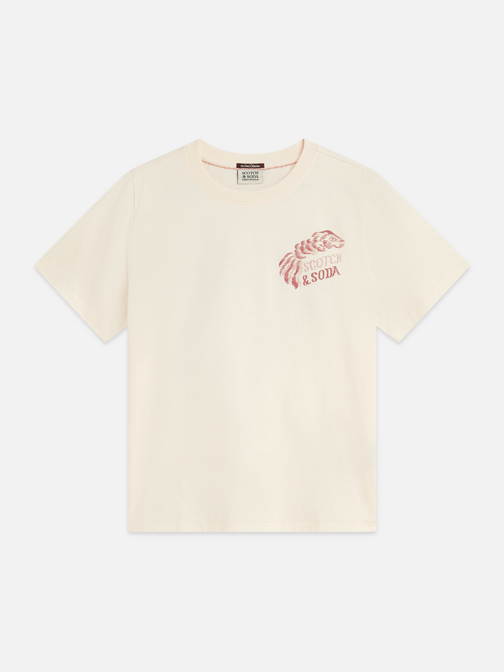 Front and back artwork regular-fit T-shirt