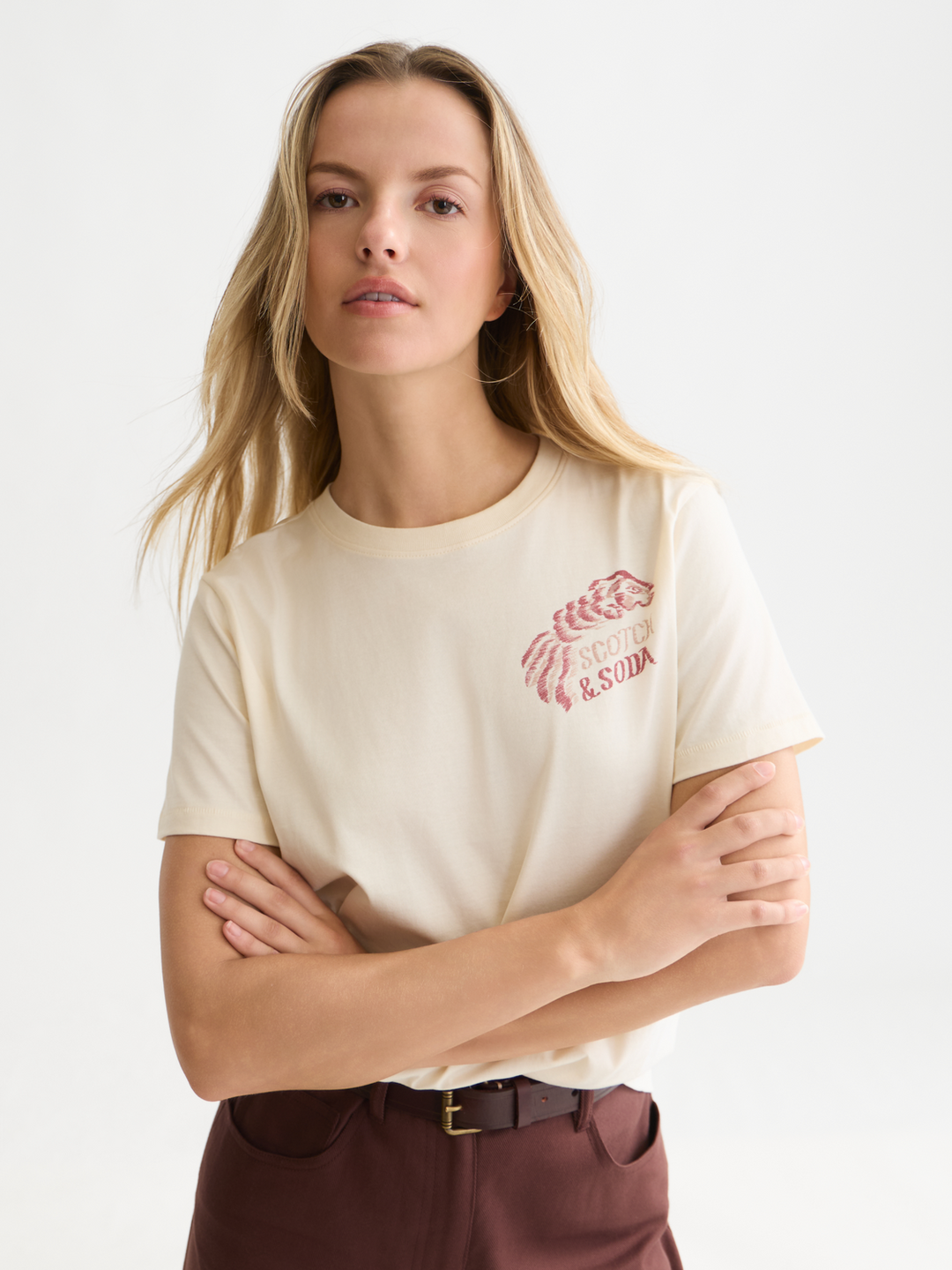 Front and back artwork regular-fit T-shirt